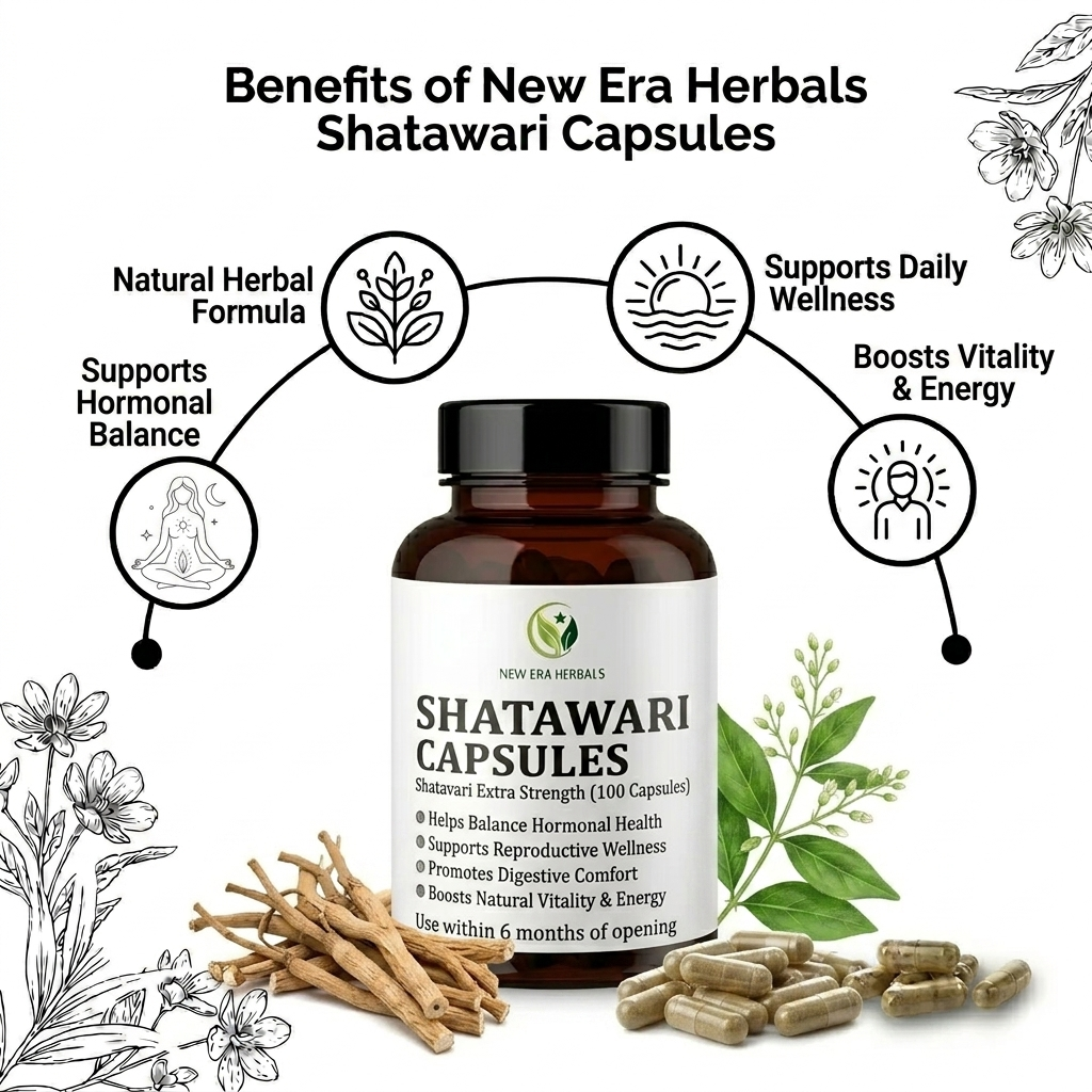 Shatavari Roots Extract Capsules