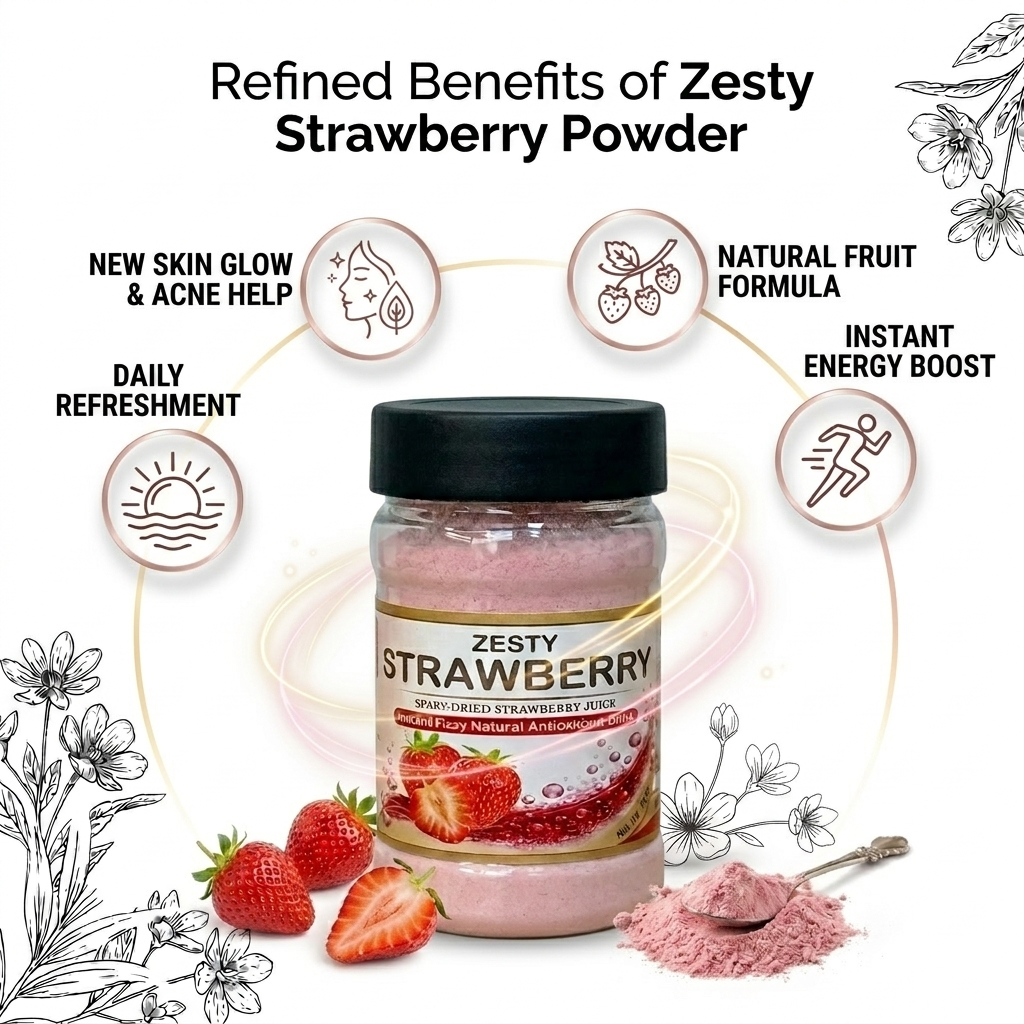 Spary-Dried Strawberry Glow Drink