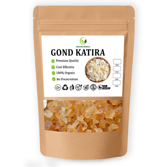 New Era Herbals Gond Katira in a resealable pouch with a clear window