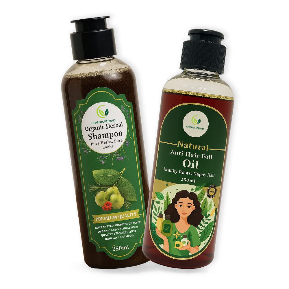 Organic shampoo & anti Hair fall Oil