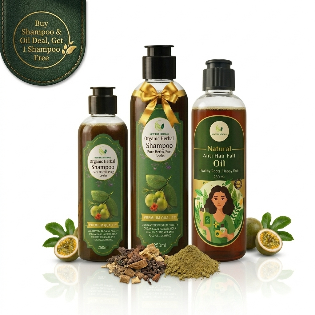 Buy 1 Shampoo & Oil Deal, Get 1 Shampoo Free