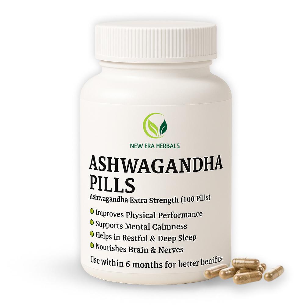 Ashwagandha Pills Jar
